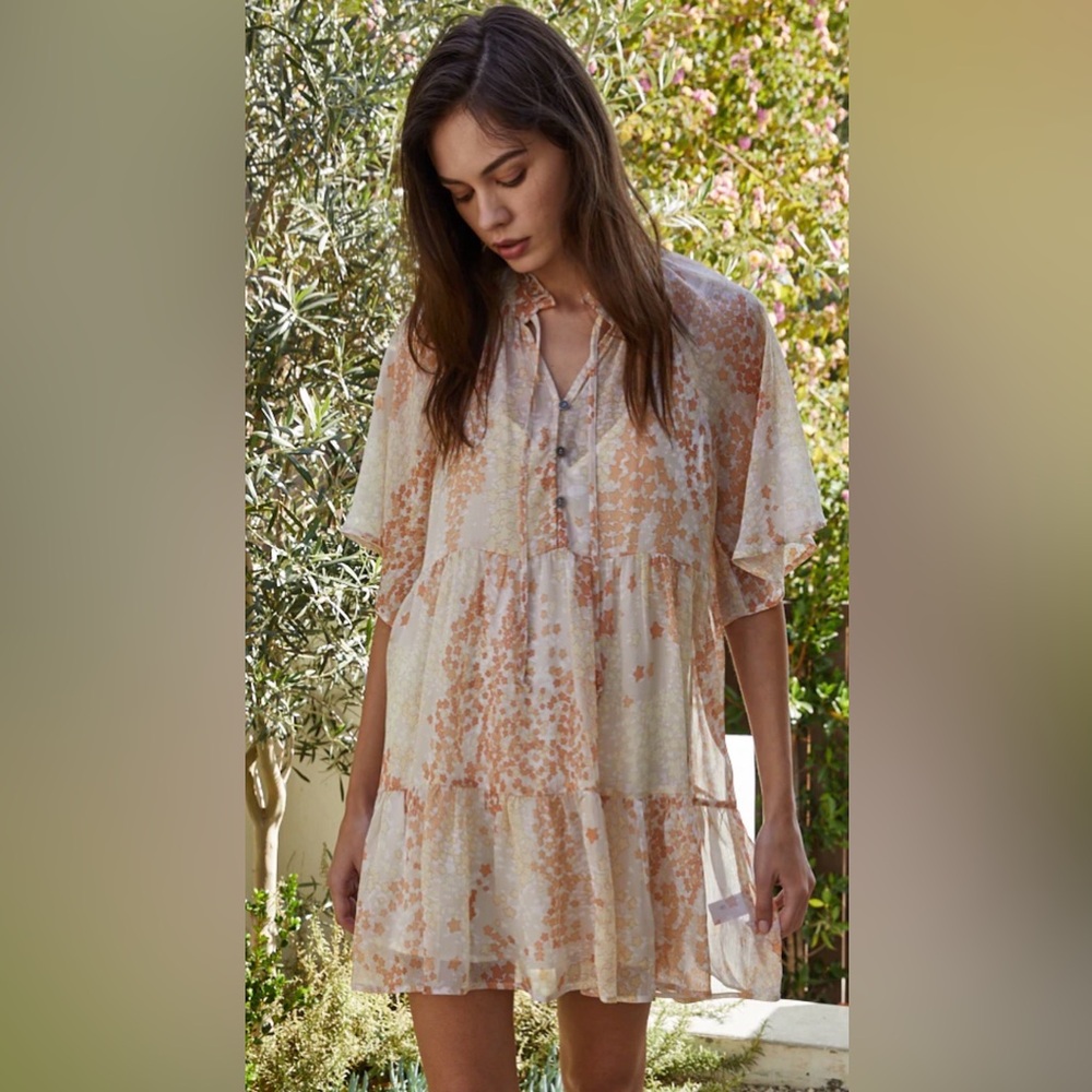 By Together Starburst Babydoll Dress Medium
